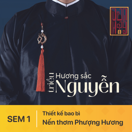 Thiết kế Bộ sản phẩm bao bì Nến thơm Phượng Hương