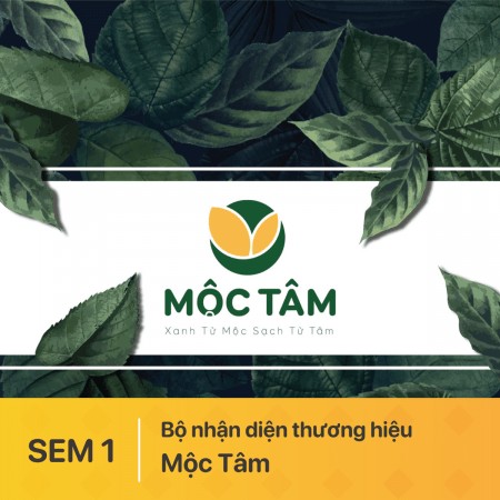 Bộ nhận diện thương hiệu Mộc Tâm