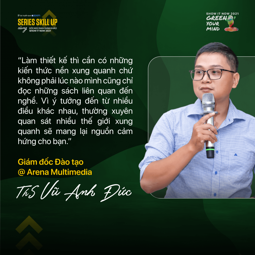 Workshop #3: Cùng Associate Creative Lead Lý Thành Cơ và Thạc sĩ Vũ Anh Đức “unblock” ý tưởng sáng tạo