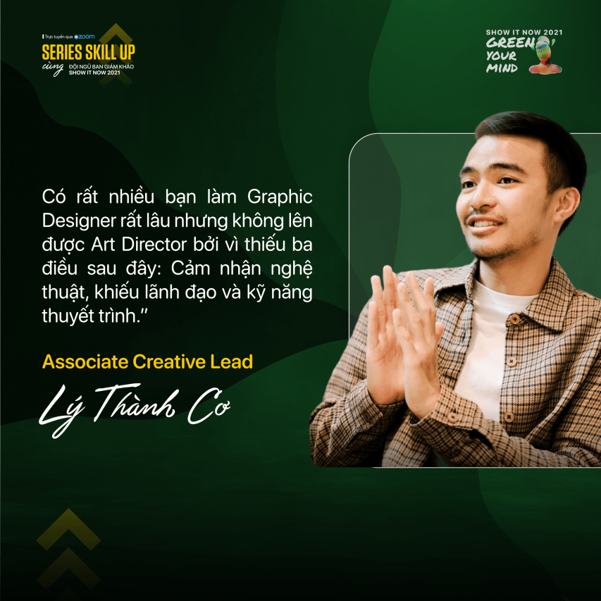 Workshop #3: Cùng Associate Creative Lead Lý Thành Cơ và Thạc sĩ Vũ Anh Đức “unblock” ý tưởng sáng tạo