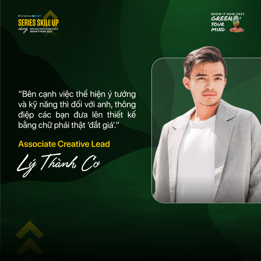 Workshop #3: Cùng Associate Creative Lead Lý Thành Cơ và Thạc sĩ Vũ Anh Đức “unblock” ý tưởng sáng tạo