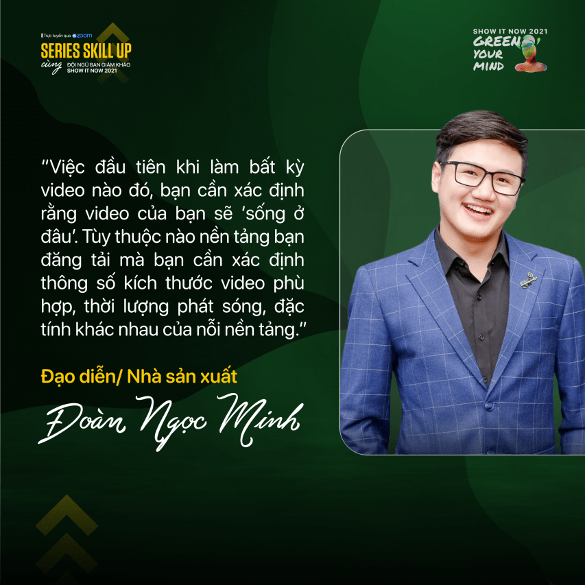Workshop #4 cùng Đạo diễn - Nhà sản xuất Đoàn Ngọc Minh và đại diện TikTok: Sáng tạo nội dung ngắn - xu hướng không thể bỏ lỡ!