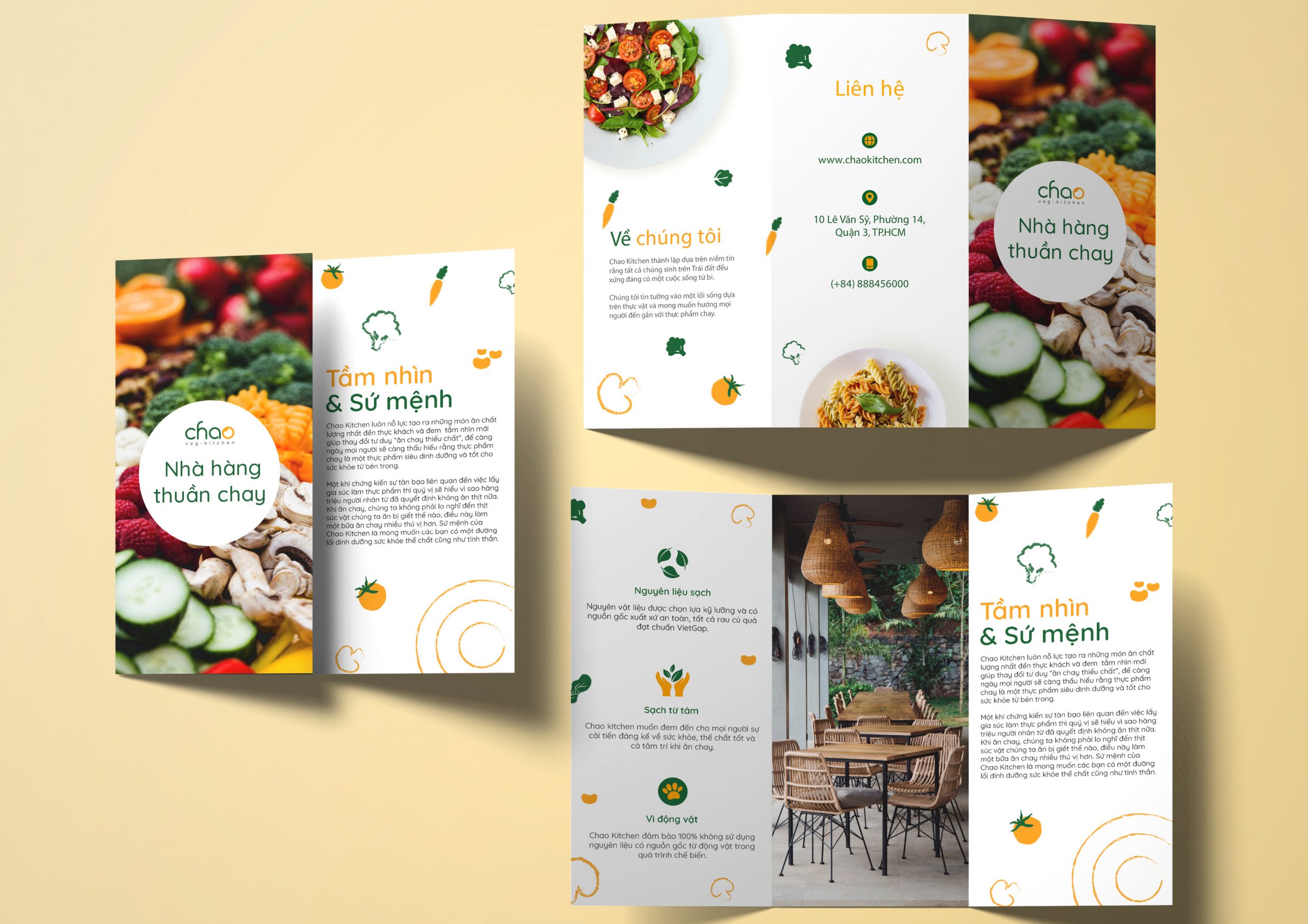 Thiết kế mock up menu