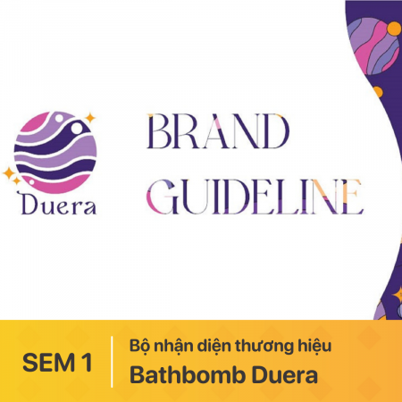 Bộ nhận diện thương hiệu Bathbomb Duera