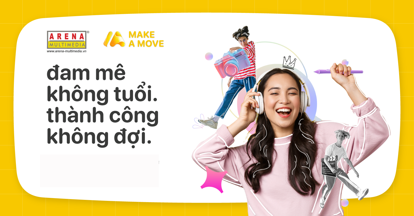 Khóa học Mỹ thuật đa phương tiện tại Arena Multimedia