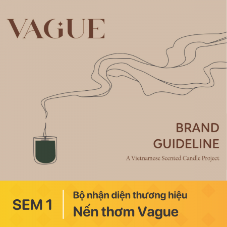 Bộ Nhận diện thương hiệu Nến thơm VAGUE