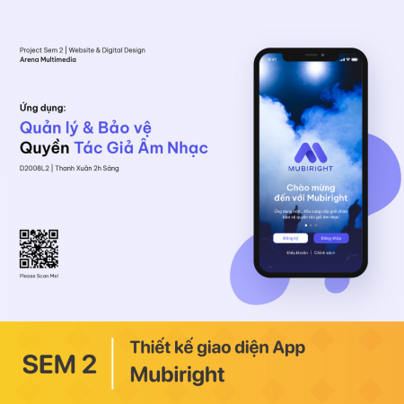 Thiết kế giao diện App - Mubiright