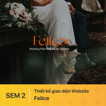 Thiết kế giao diện Website - Felice Wedding Studio