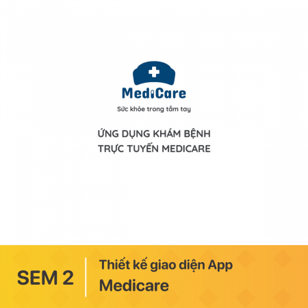 Thiết kế giao diện App – MediCare