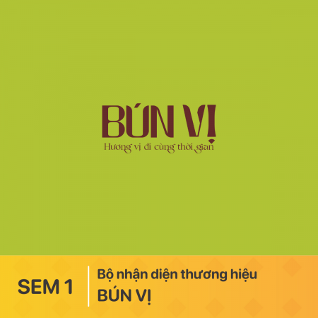 Bộ nhận diện thương hiệu - Bún Truyền Thống BÚN VỊ