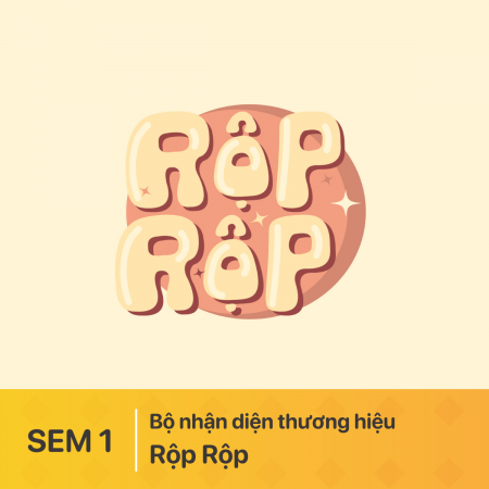 Bộ nhận diện thương hiệu – Rộp Rộp