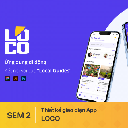 Thiết kế giao diện App – Loco - Kết nối với các Local Guides