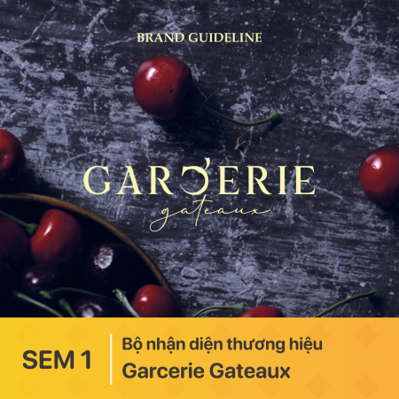 Bộ nhận diện thương hiệu – Garcerie Gateaux