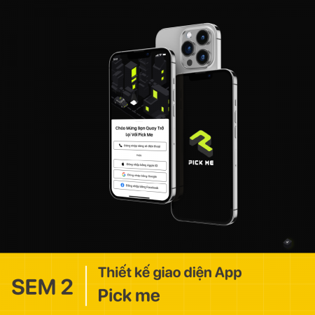 Thiết kế giao diện App Pick me