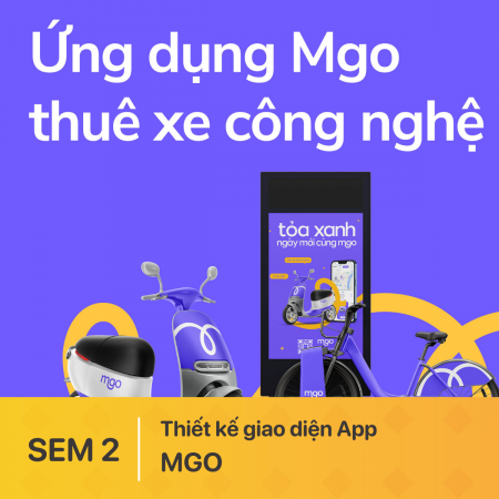 Thiết kế giao diện App – MGO – Ứng dụng thuê xe công nghệ