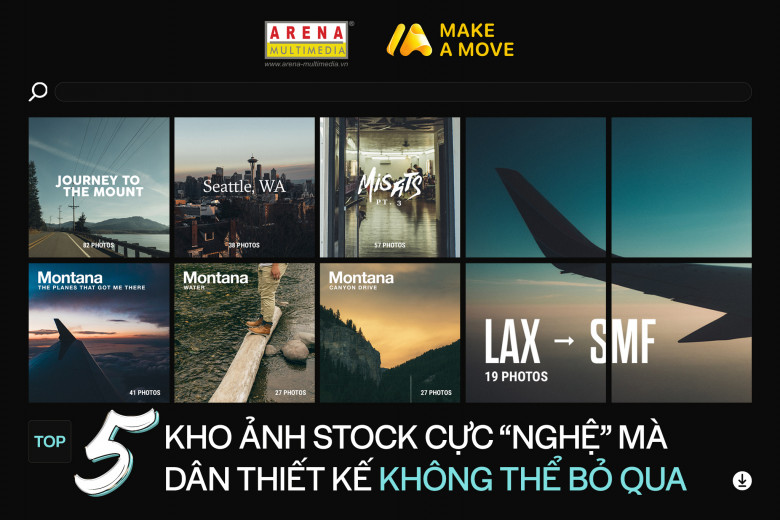 Top 5 kho ảnh stock cực “nghệ” mà dân thiết kế không thể bỏ qua