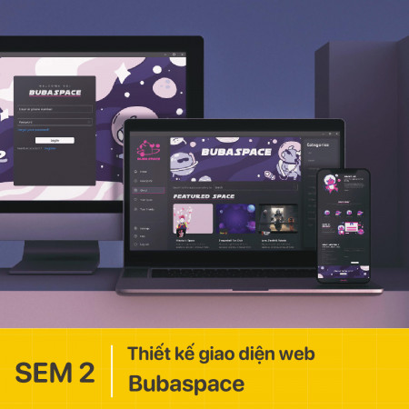 Thiết kế giao diện web Bubaspace