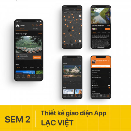 Thiết kế giao diện App Lạc Việt