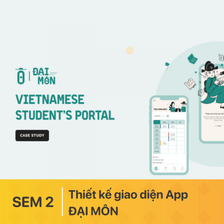 Thiết kế giao diện App – Đại Môn – Cổng thông tin sinh viên tích hợp Ví điện tử