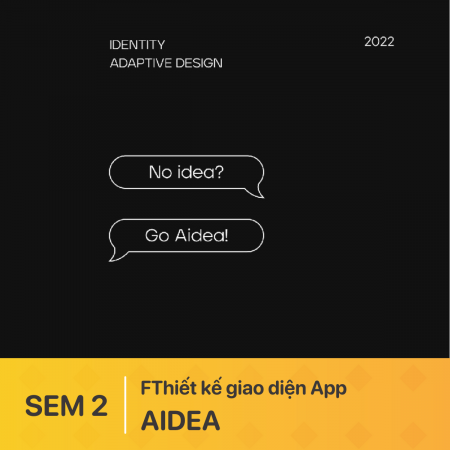 Thiết kế giao diện App – AIDEA – Ứng dụng phát triển ý tưởng