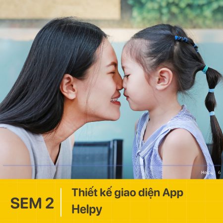 Thiết kế giao diện app chăm sóc sức khỏe cho trẻ tự kỷ Helpy