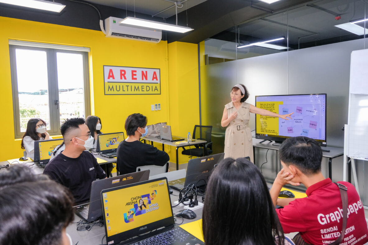 Arena Open Day: Một ngày hóa thân thành Chuyên gia Mỹ thuật đa phương tiện tại Cứ điểm sáng tạo Arena Lê Tuấn Mậu