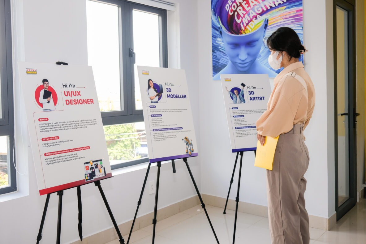 Arena Open Day: Một ngày hóa thân thành Chuyên gia Mỹ thuật đa phương tiện tại Cứ điểm sáng tạo Arena Lê Tuấn Mậu