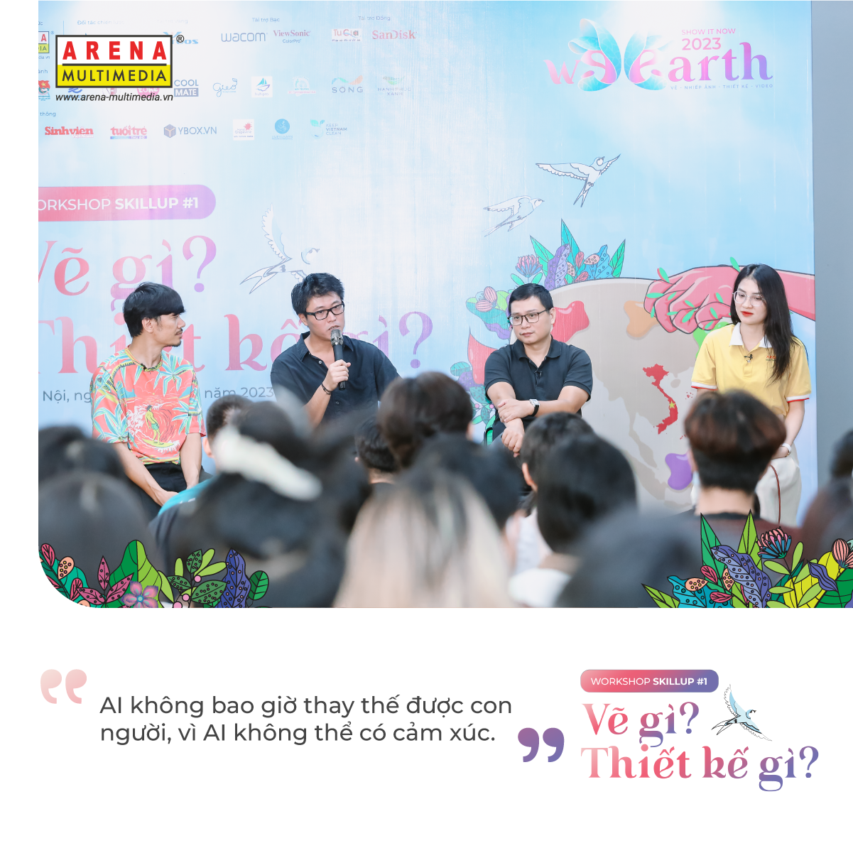 Tiếng nói của giới trẻ phát ra từ chất liệu nghệ thuật