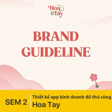 Thiết kế giao diện app kinh doanh đồ thủ công Hoa Tay
