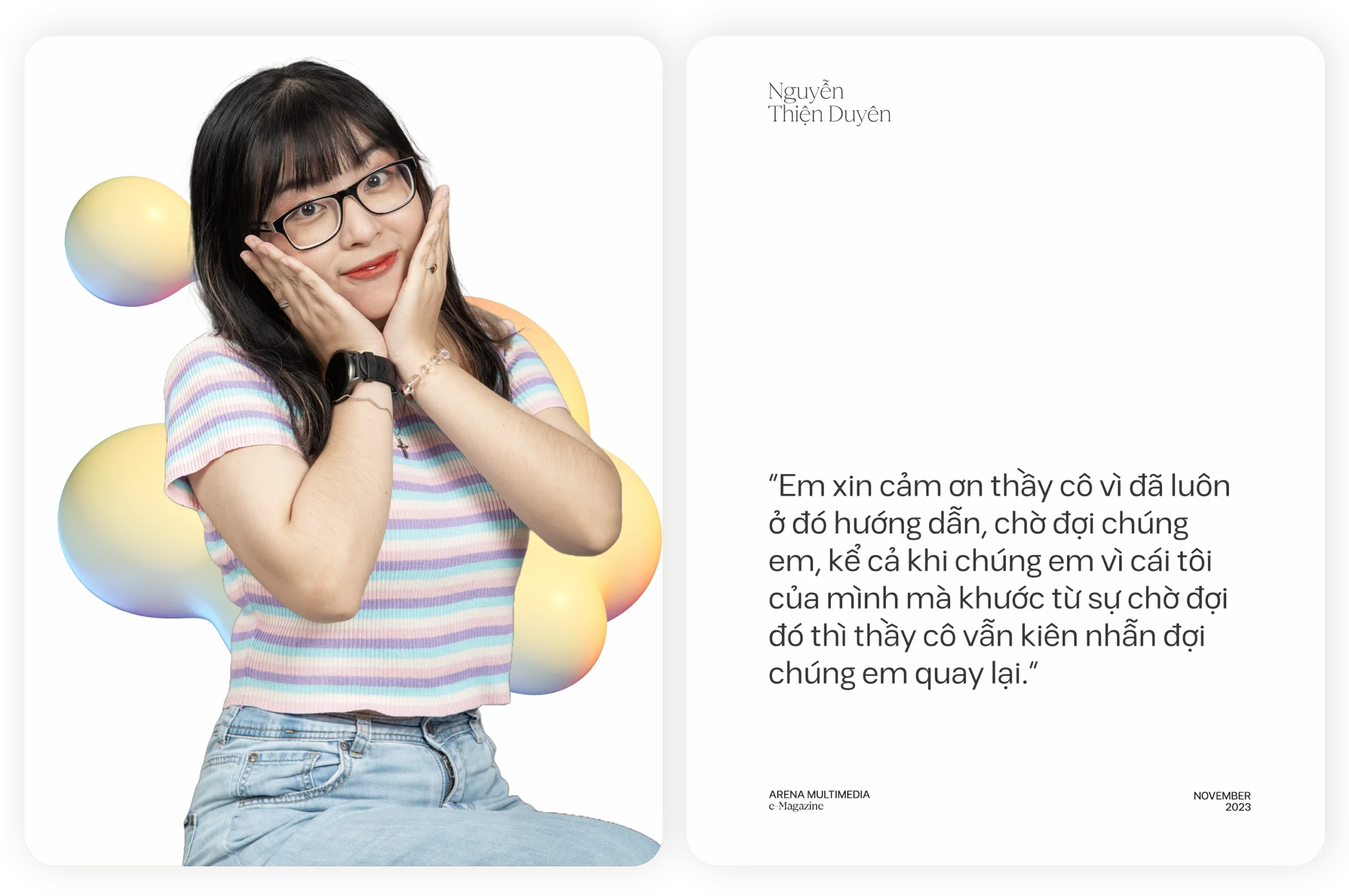 Thủ khoa Arena Multimedia 2023 - Nguyễn Thiện Duyên: "Đừng để nỗi sợ ngáng đường, hãy biến nó thành động lực để 'bay lên'"