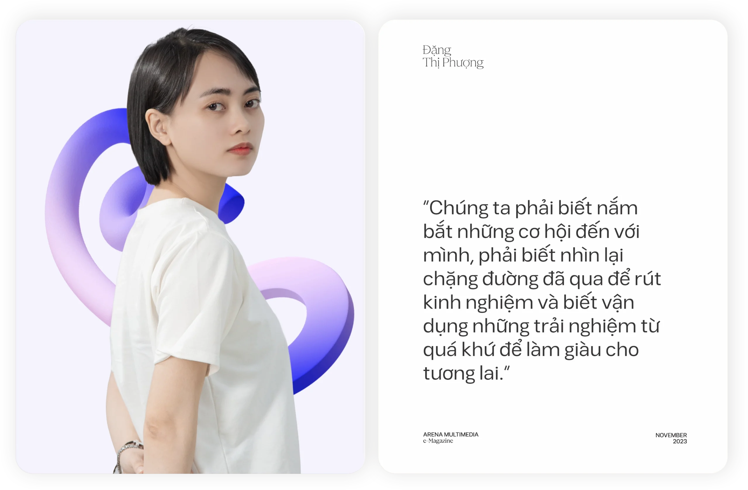 Arena Face 2023 - Đặng Thị Phượng: "Hãy học như là ta phải sống cả đời, hãy sống như là ta sẽ chết ngay ngày mai"