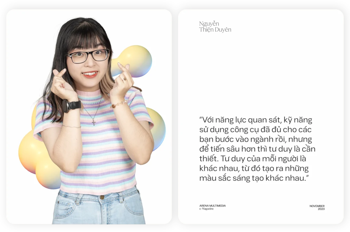 Thủ khoa Arena Multimedia 2023 - Nguyễn Thiện Duyên: "Đừng để nỗi sợ ngáng đường, hãy biến nó thành động lực để 'bay lên'"