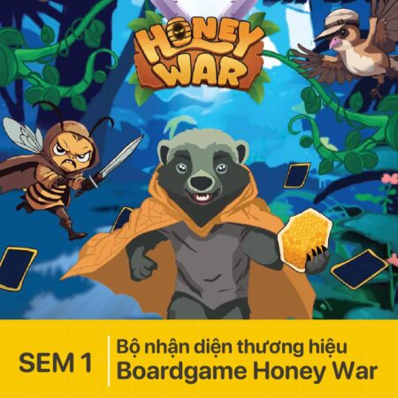 Bộ nhận diện thương hiệu Boardgame Honey War