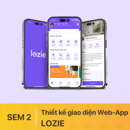 Thiết kế giao diện Web-App: Lozie – Nền tảng chăm sóc gia đình theo nhu cầu 