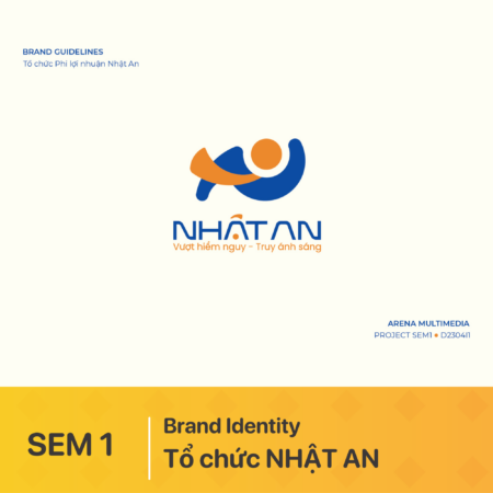 Bộ nhận diện thương hiệu Tổ chức NHẬT AN