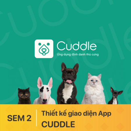 Thiết kế giao diện App – CUDDLE
