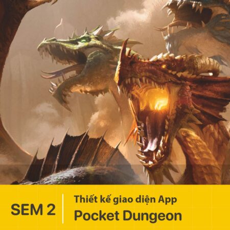 Thiết kế giao diện ứng dụng Pocket Dungeon