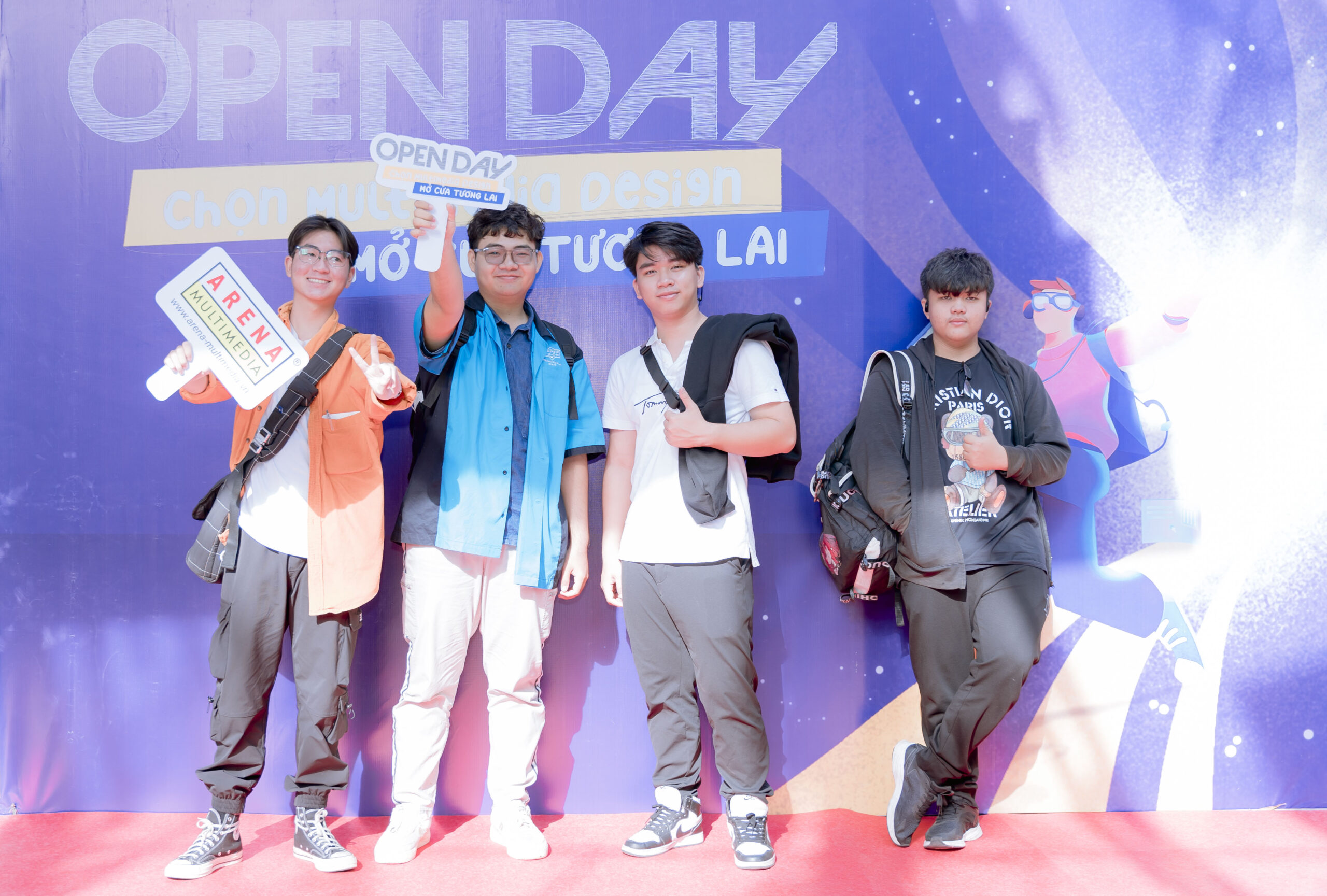Theo chân hàng trăm bạn trẻ vui sáng tạo, bật đam mê tại ngày hội Arena Open Day 2024
