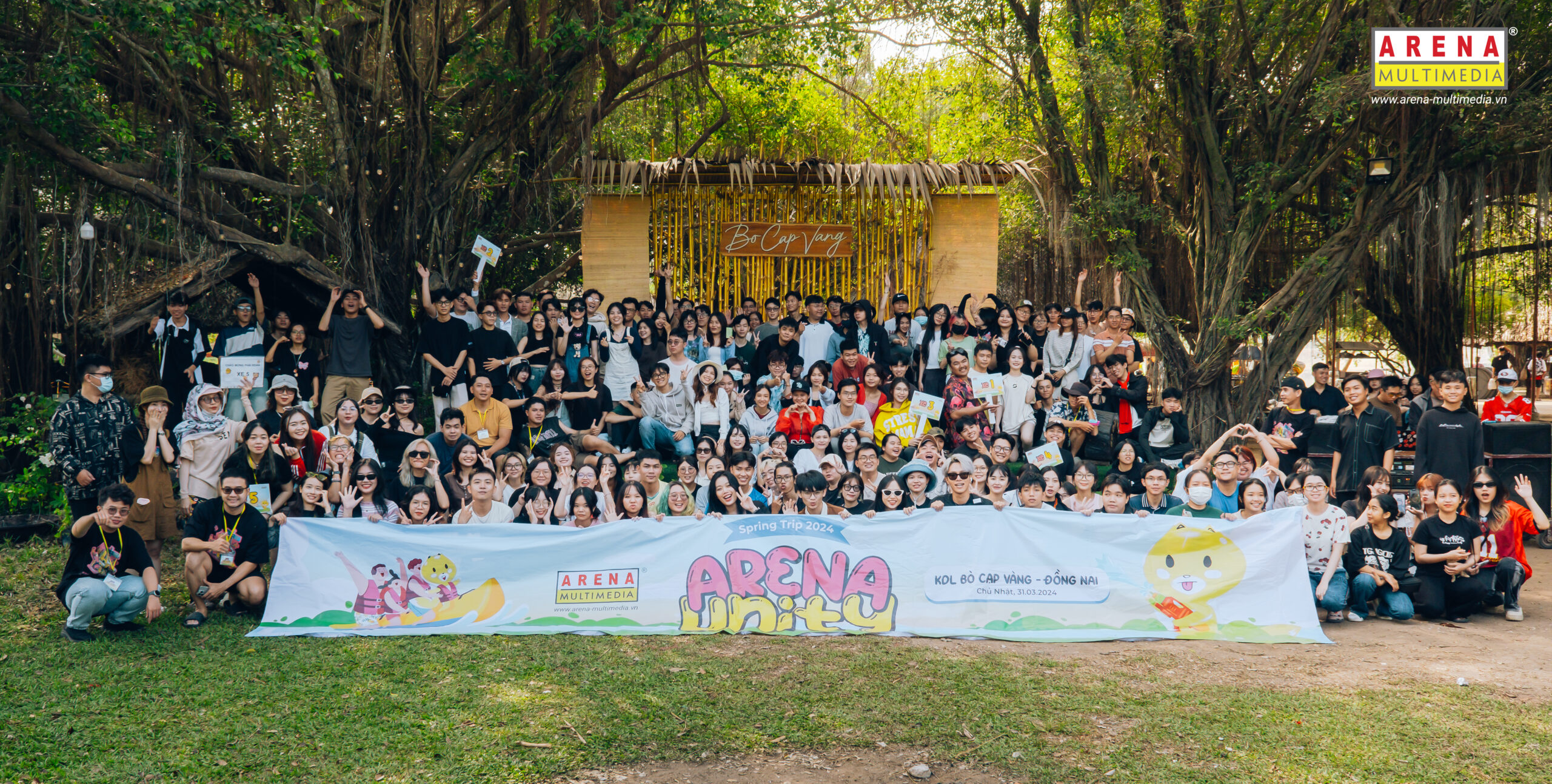Spring Trip 2024: Thầy trò Arena “quậy đục nước” tại khu du lịch Bò Cạp Vàng - Đồng Nai
