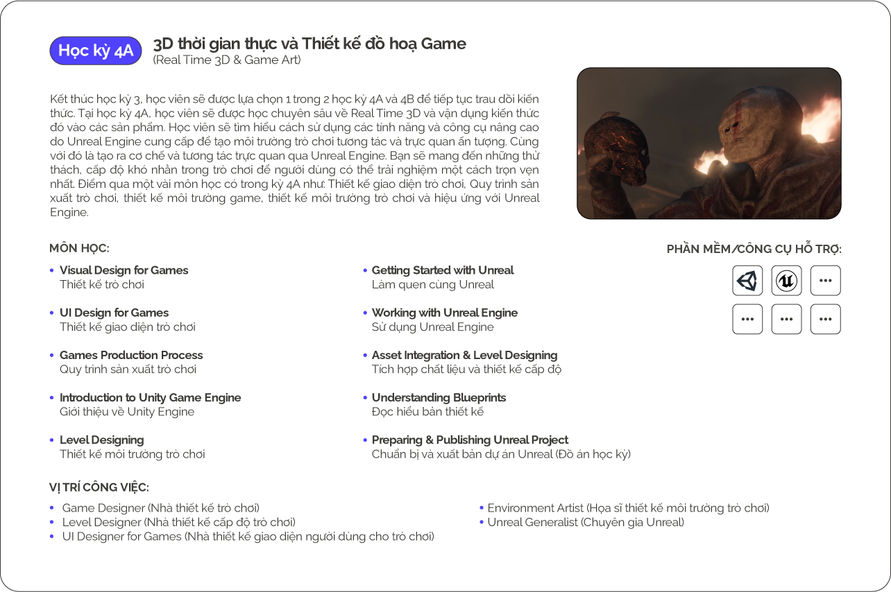 Graphic Design & Interactive Media và Animation, VFX & Gaming, 2 bệ phóng sự nghiệp Sáng tạo cho Gen Z 