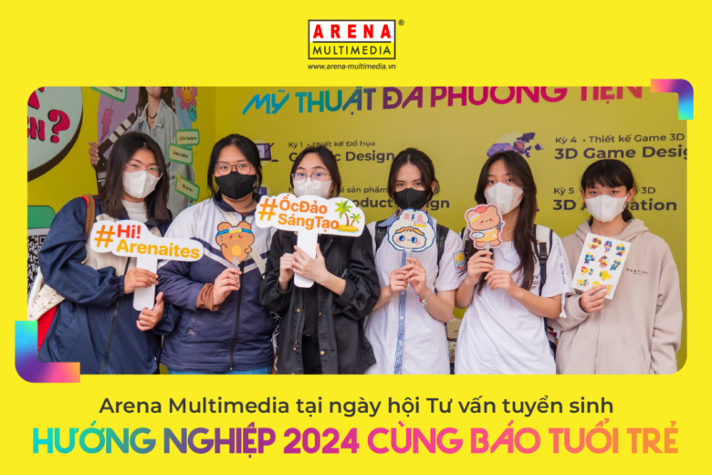Arena Multimedia tại ngày hội Tư vấn tuyển sinh - hướng nghiệp 2024 cùng báo Tuổi trẻ