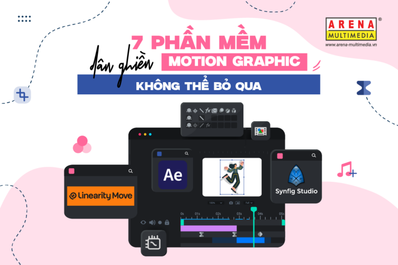 7 phần mềm mà dân ghiền Motion Graphic không thể bỏ qua