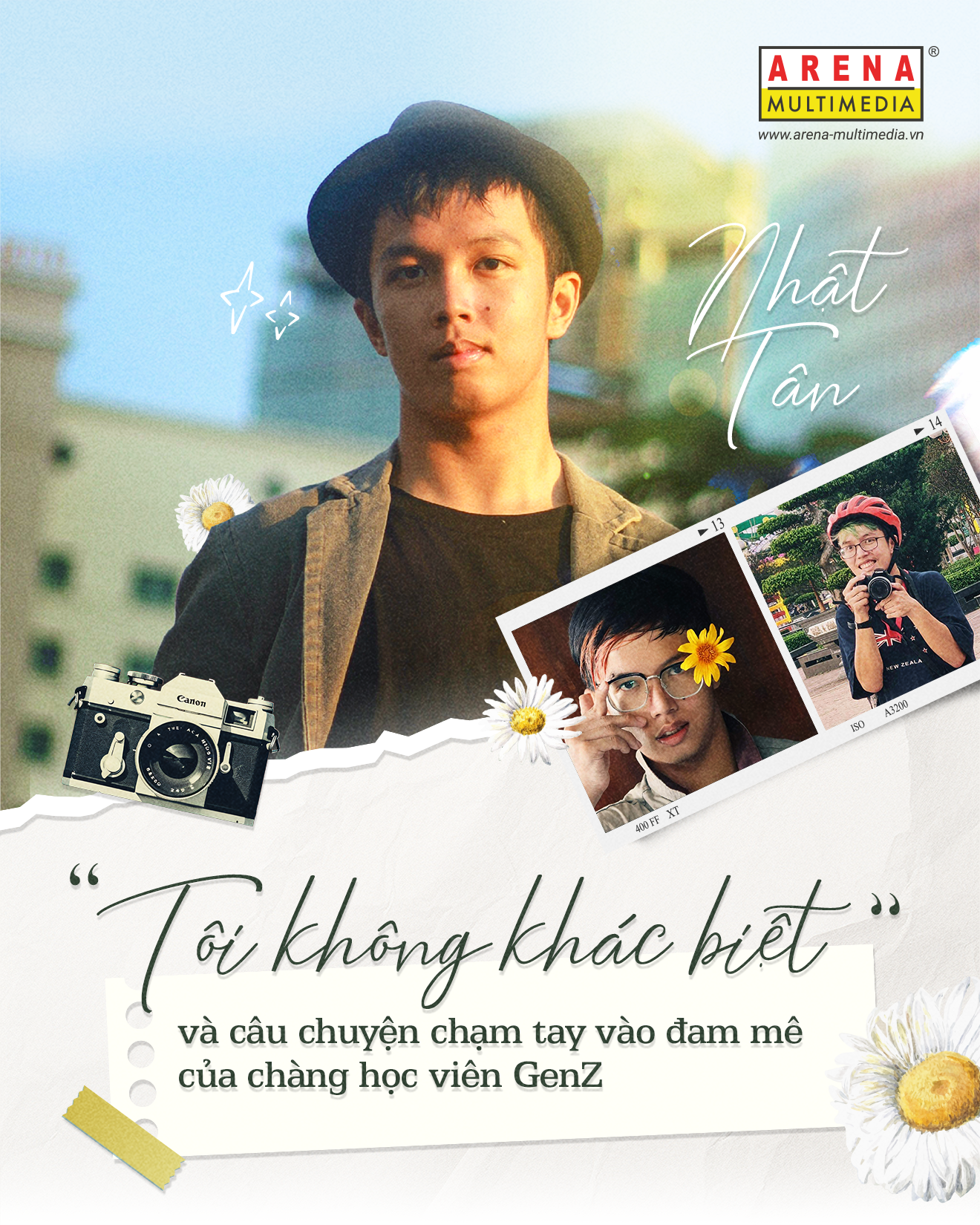 “Tôi không khác biệt” và câu chuyện chạm tay vào đam mê của chàng học viên GenZ
