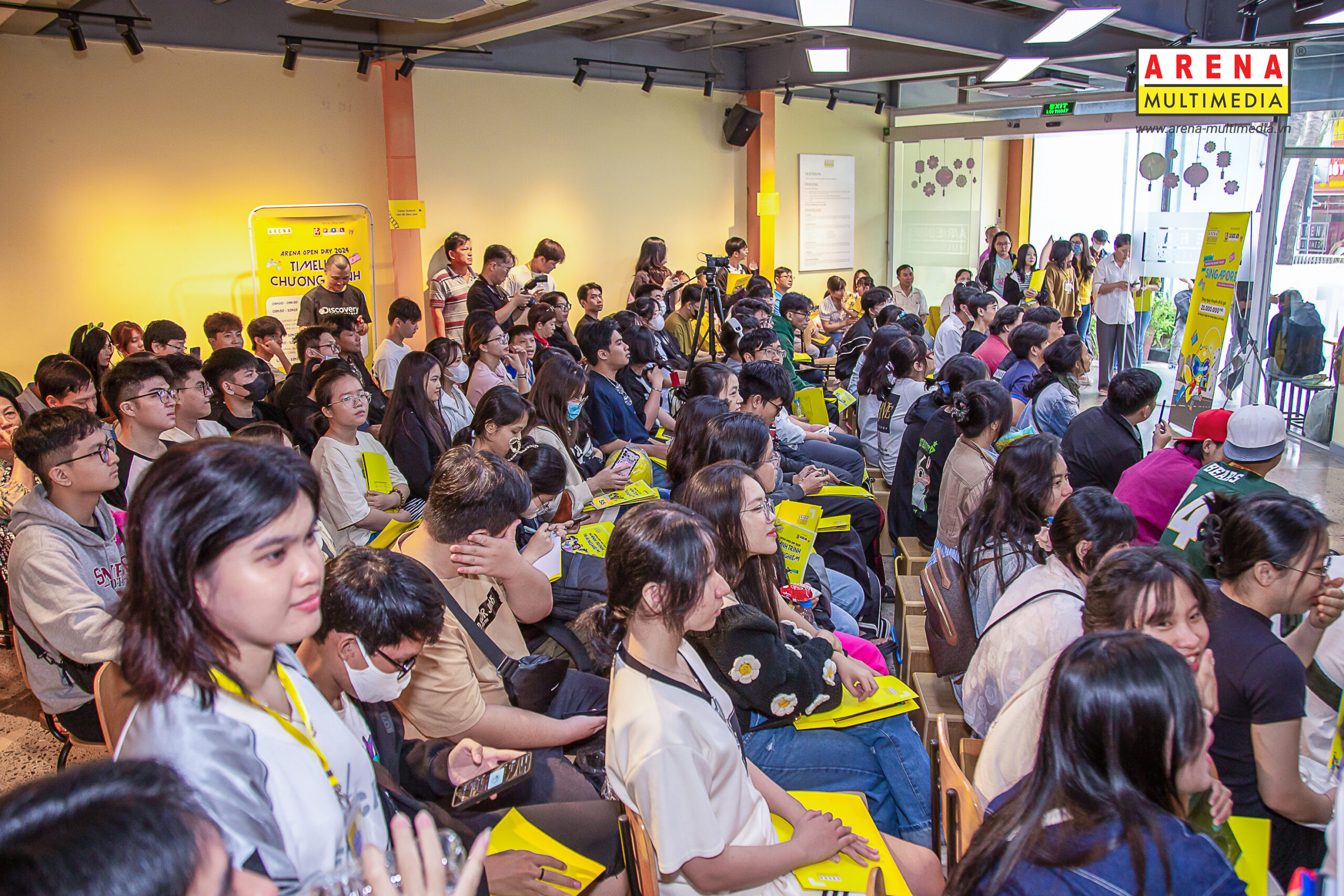 Trải nghiệm Sáng tạo - Định hình tương lai cùng hàng trăm bạn trẻ tại ngày hội Arena Open Day 2024
