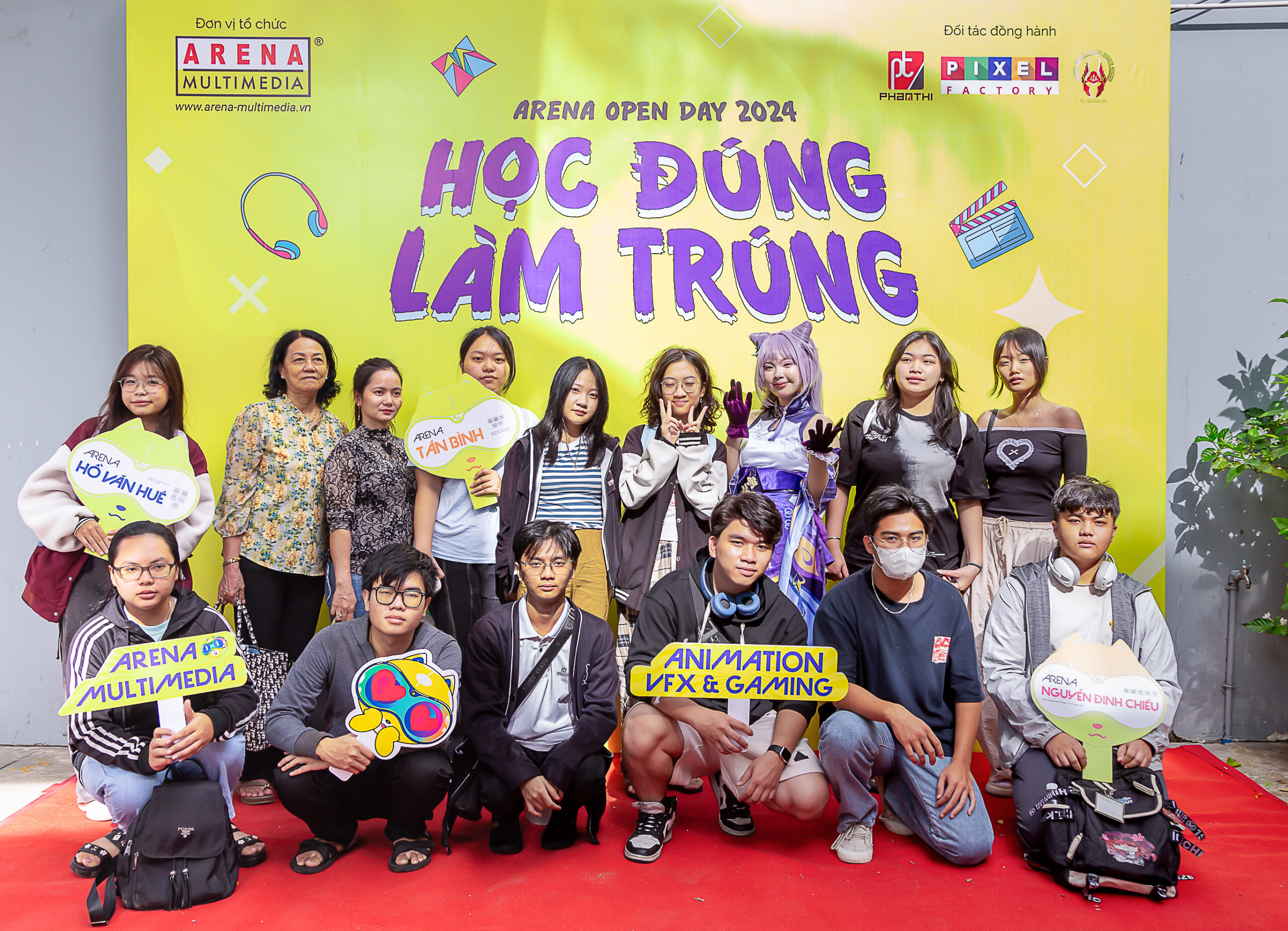 Trải nghiệm Sáng tạo - Định hình tương lai cùng hàng trăm bạn trẻ tại ngày hội Arena Open Day 2024