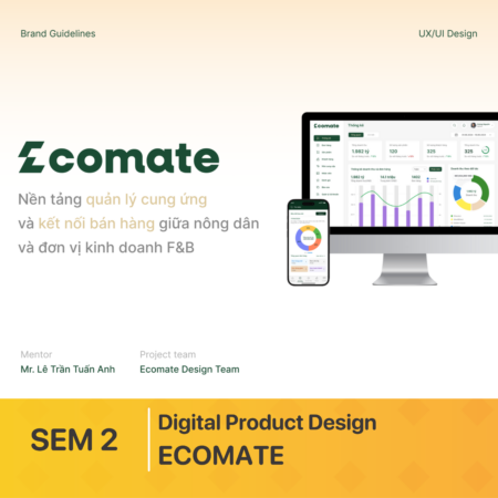 THIẾT KẾ GIAO DIỆN ỨNG DỤNG ECOMATE