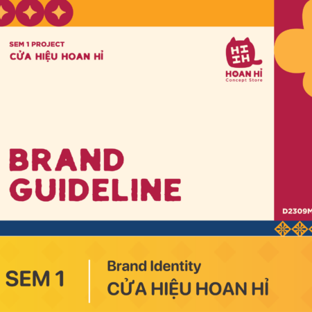 ĐỒ ÁN SEM 1 | Brand Identity | Cửa Hiệu Hoan Hỉ​​​​​​​