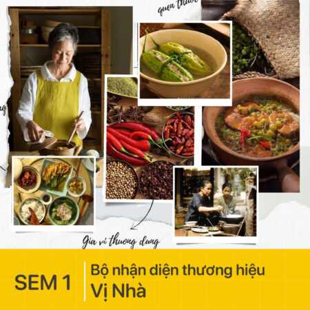 Bộ nhận diện thương hiệu Vị Nhà