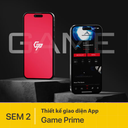 Thiết kế giao diện App Game Prime