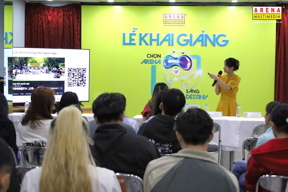 Lễ khai giảng chắp cánh ước mơ, tung bay vào chân trời sáng tạo cùng 200 tân học viên Arena Multimedia
